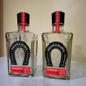 Herradura Reposado Tequila bottles set